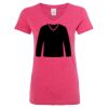 Women’s Glitter V-Neck T-Shirt Thumbnail