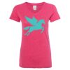 Women’s Glitter V-Neck T-Shirt Thumbnail