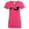 Women’s Glitter V-Neck T-Shirt Thumbnail