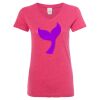 Women’s Glitter V-Neck T-Shirt Thumbnail