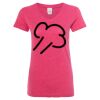 Women’s Glitter V-Neck T-Shirt Thumbnail