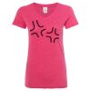 Women’s Glitter V-Neck T-Shirt Thumbnail