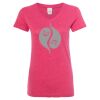 Women’s Glitter V-Neck T-Shirt Thumbnail