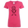 Women’s Glitter V-Neck T-Shirt Thumbnail