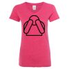 Women’s Glitter V-Neck T-Shirt Thumbnail