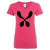 Women’s Glitter V-Neck T-Shirt Thumbnail