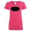 Women’s Glitter V-Neck T-Shirt Thumbnail