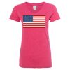 Women’s Glitter V-Neck T-Shirt Thumbnail