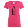 Women’s Glitter V-Neck T-Shirt Thumbnail