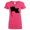 Women’s Glitter V-Neck T-Shirt Thumbnail