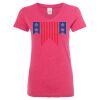 Women’s Glitter V-Neck T-Shirt Thumbnail