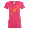 Women’s Glitter V-Neck T-Shirt Thumbnail