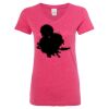Women’s Glitter V-Neck T-Shirt Thumbnail